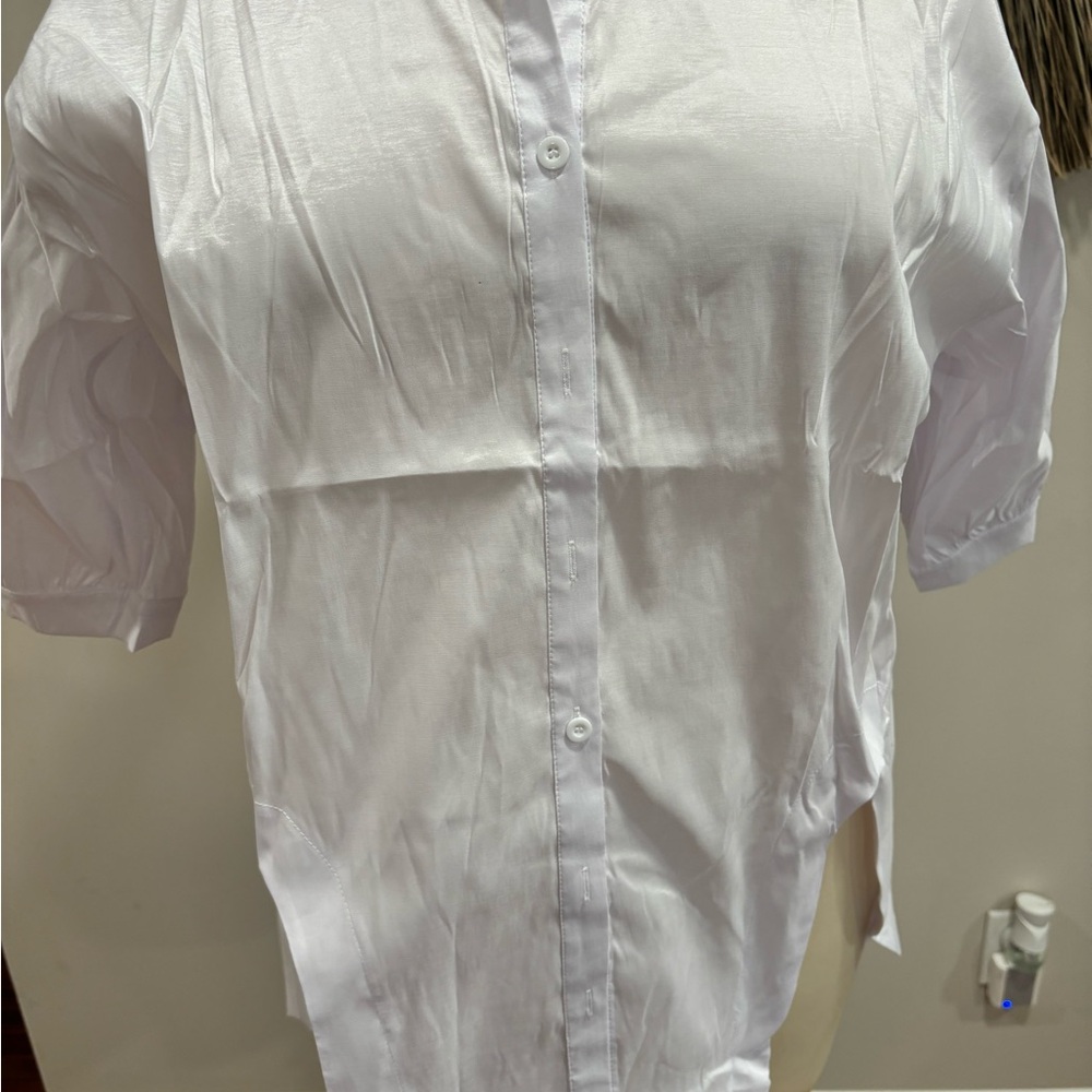 Brand New Cotton Button Down Top